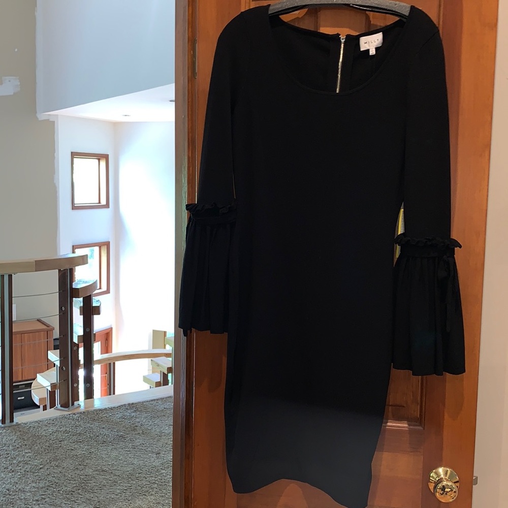 NWT Milly knit dress bell sleeve body con Large - Picture 1 of 6